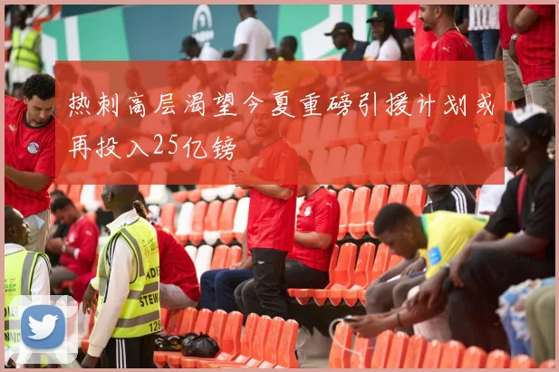 热刺高层渴望今夏重磅引援计划或再投入25亿镑